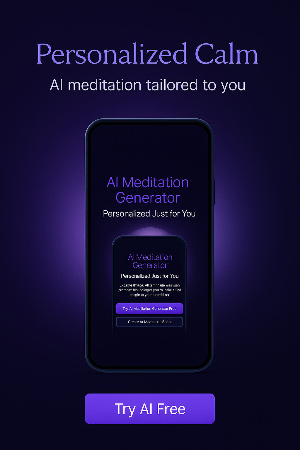 AI Meditation App - Session Features